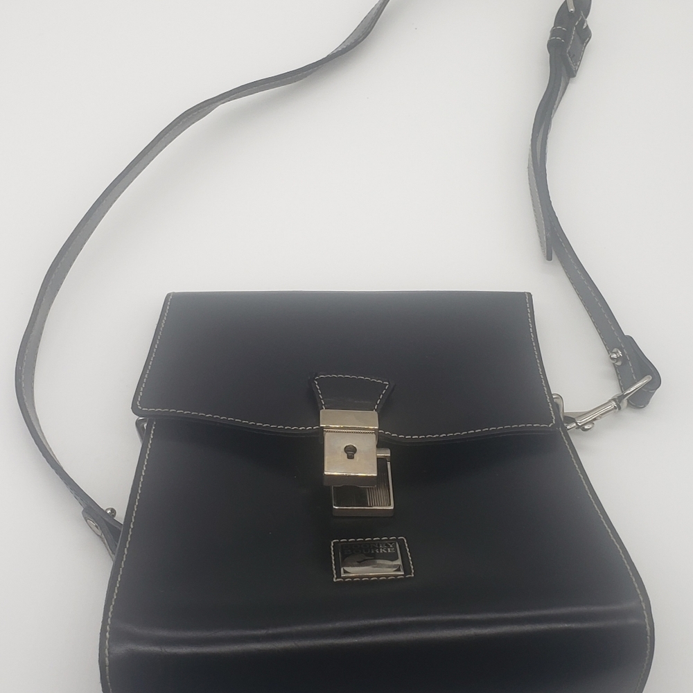 Dooney & Bourke black leather crossbody purse
